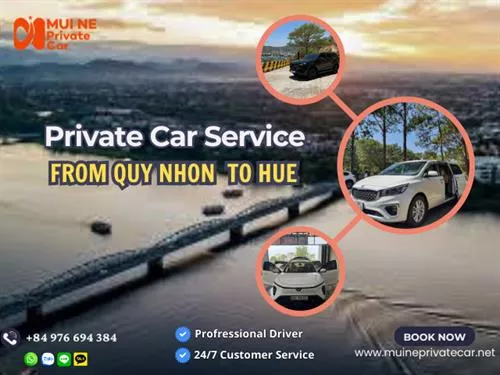 Private Car From Quy Nhon To Hue